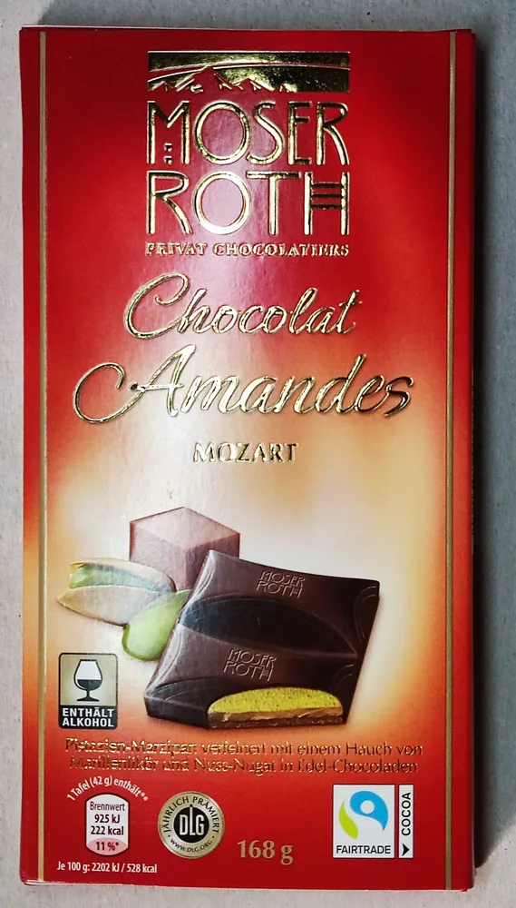 Chocolat Amandes - Mozart