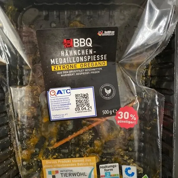 BBQ Hänchen-Medaillonspiesse