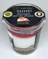 Dessert im Gläschen - Cheesecake und rote Früchte