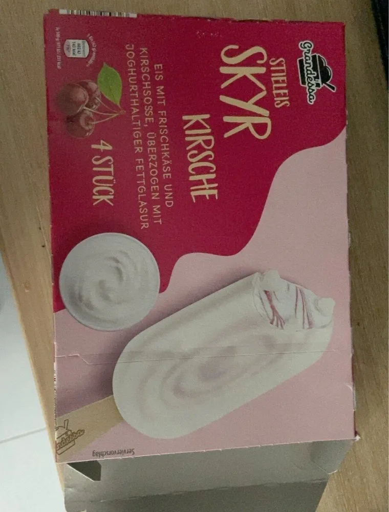 Bâtonnets chocolat blanc cerise