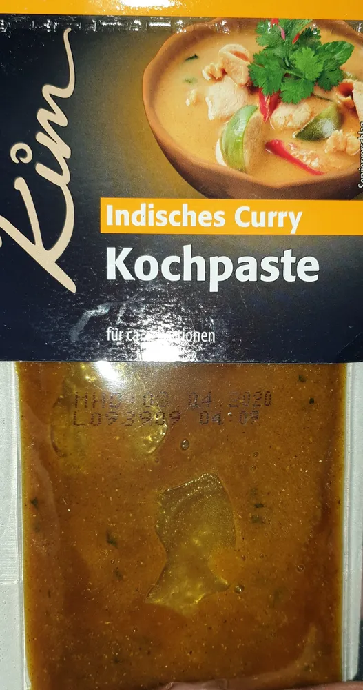 Indisches Curry Kochpaste