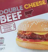 Double cheese burger beef