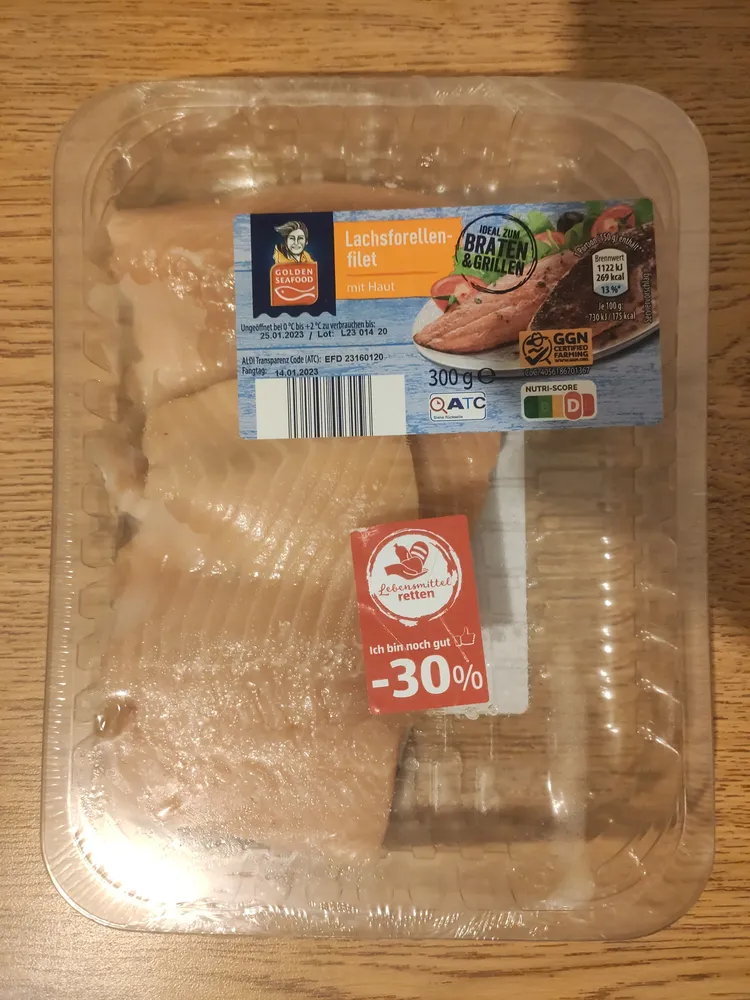 Lachsforellenfilet