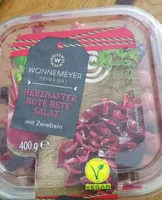 Herzhafter Rote Bete Salat mit Zwiebeln