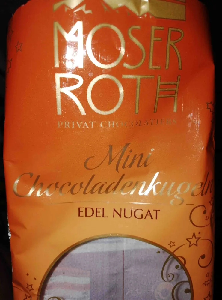 Mini Chokoladenkugeln, Edel Nugat
