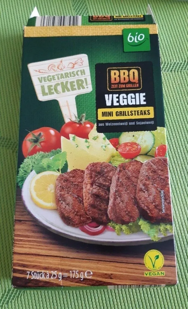 Mini grillsteak veggie