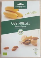 Obst-Riegel Mandel-Banane