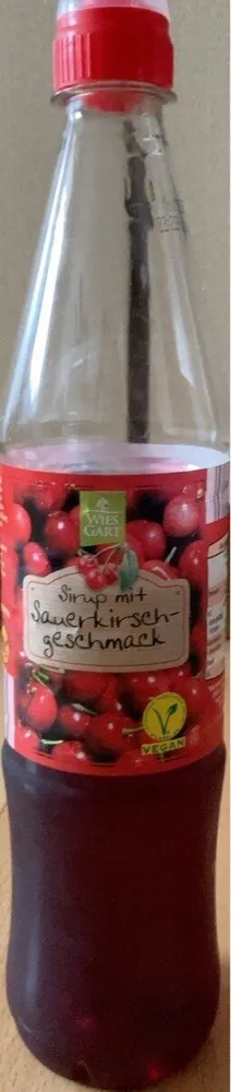 Sirup mit Sauerkirschgeschmack