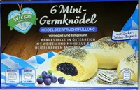 6 Mini-Germknödel - Heidelbeerfruchtfüllung