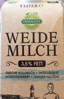 Weidemilch 3,5% Fett