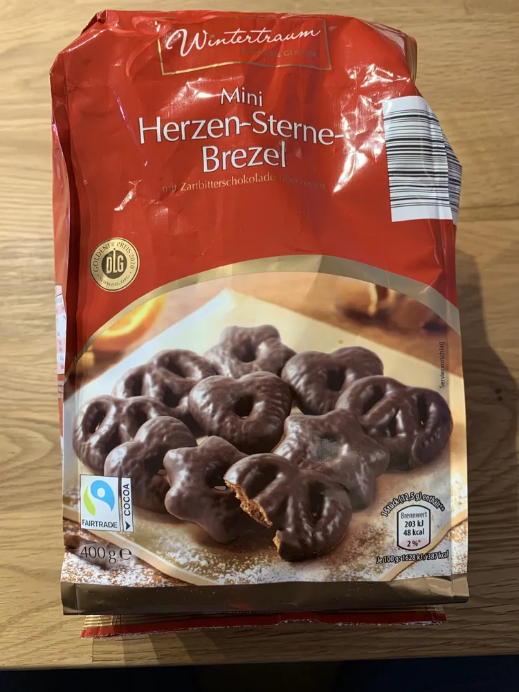 Mini Herzen-Sterne-Brezeln