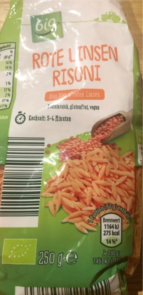 Rote Linsen Risoni