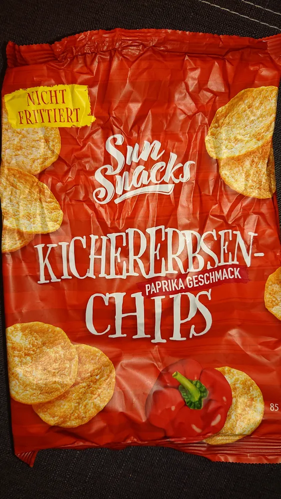 Kichererbsenchips - Paprikageschmack