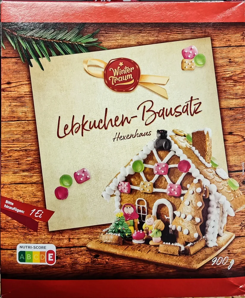 Lebkuchen-Bausatz Hexenhaus