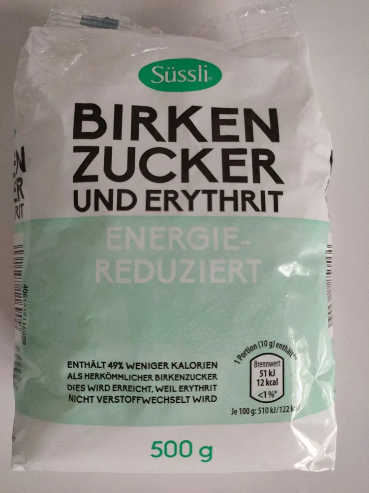 Birkenzucker und Erythrit