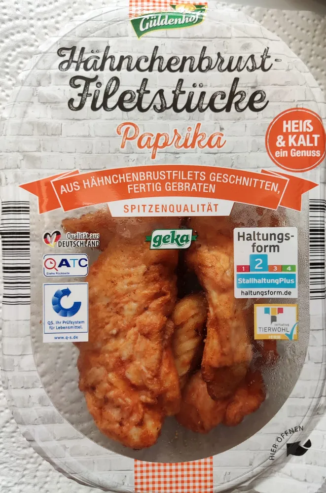 Hähnchenbrust-Filetstücke - Paprika