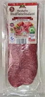 Herzhafte Rindfleischsalami