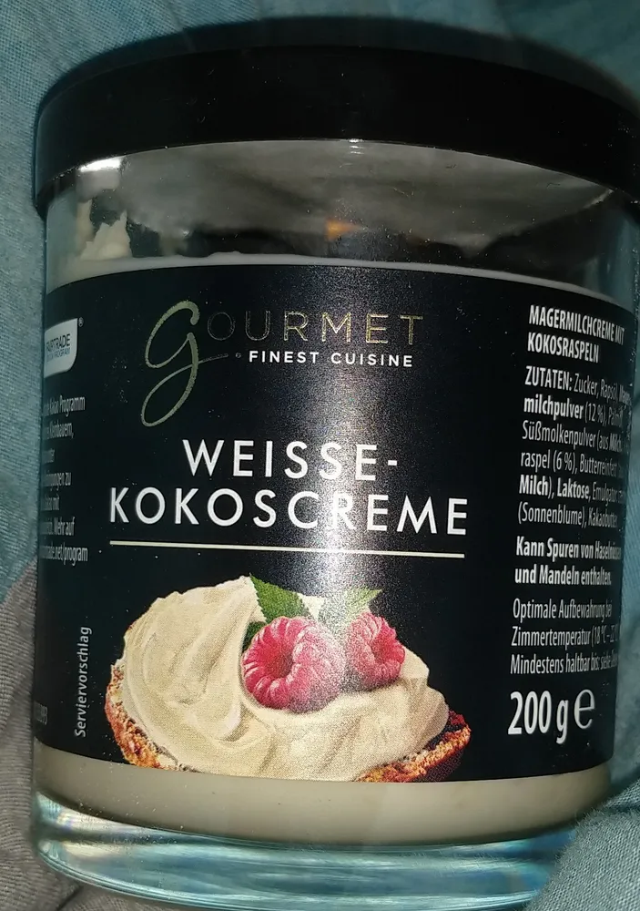 Weisse Kokoscreme