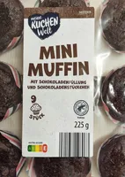 Mini-Muffin mit Schokoladenfüllung & Schokoladenstückchen