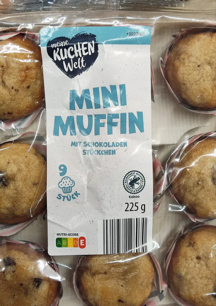 Mini-Muffin mit Schokoladenstückchen