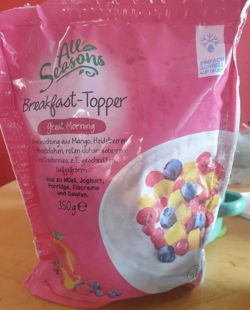 Breakfaa topper obst