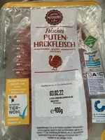 Puten-Hackfleisch  Frisch; gewürzt; zum Braten Aus der Frischetruhe Dauertiefpreis 2.49€ 400g Packung 1kg 6.23€