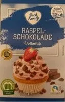 Raspelschokolade, Vollmilch