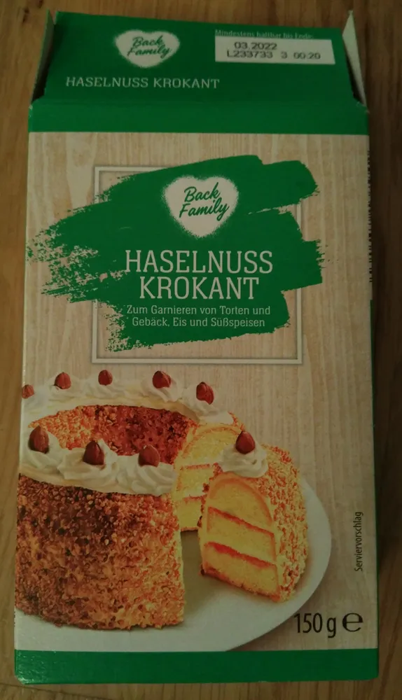 Haselnuss-Krokant