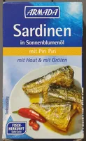 Sardinen in Sonnenblumenöl mit Piri Piri