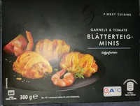 Blätterteig-Minis - Garnele & Tomate