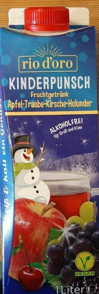 Kinderpunsch Apfel-Traube-Kirsche-Holunder