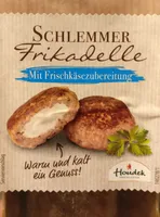 Schlemmer Frikadelle mit Frischkäsezubereitung