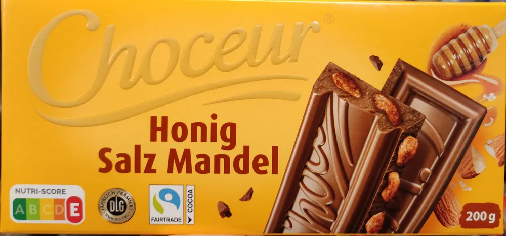Honig Salz Mandel Schokolade