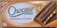 Choceur Erdnuss & Flakes