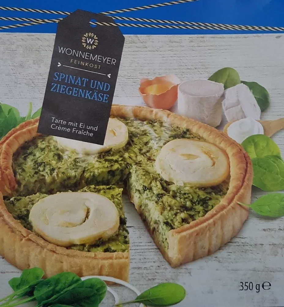 Spinat und Ziegenkäse Tarte