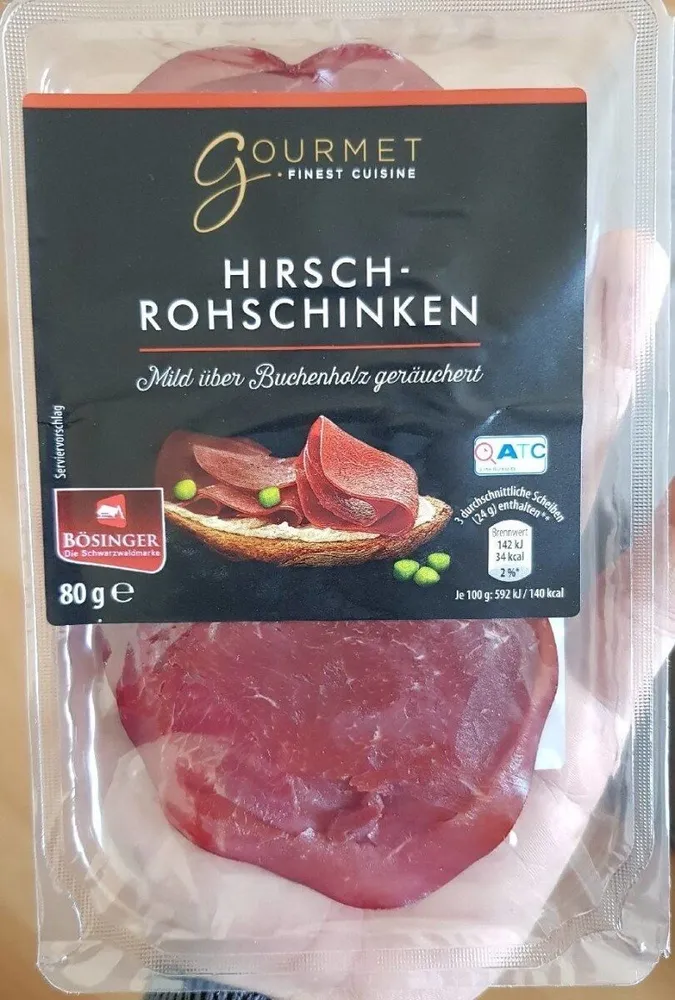 Hirsch Rohschinken