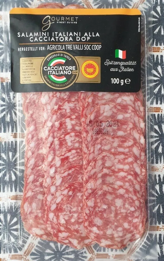 Salami italiani alla cacciatora dop