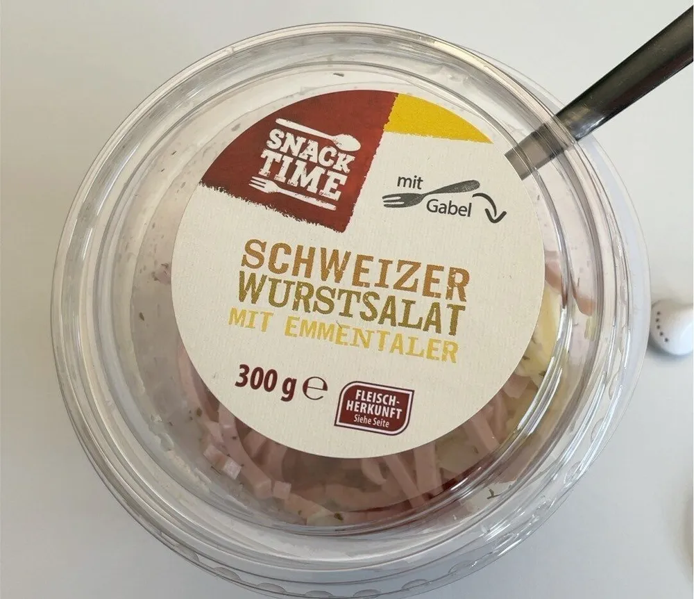 Schweizer Wurstsalat mit Emmentaler