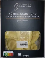 Frische Mezzelune - Kürbis, Salbei und Mascarpone