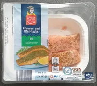 Fisch Pfannen und Ofenlachs Dill