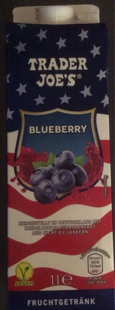 Blueberry Fruchtgetränk