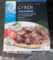 Gyros vom Schwein mit 2 Pita & Zazikisoße