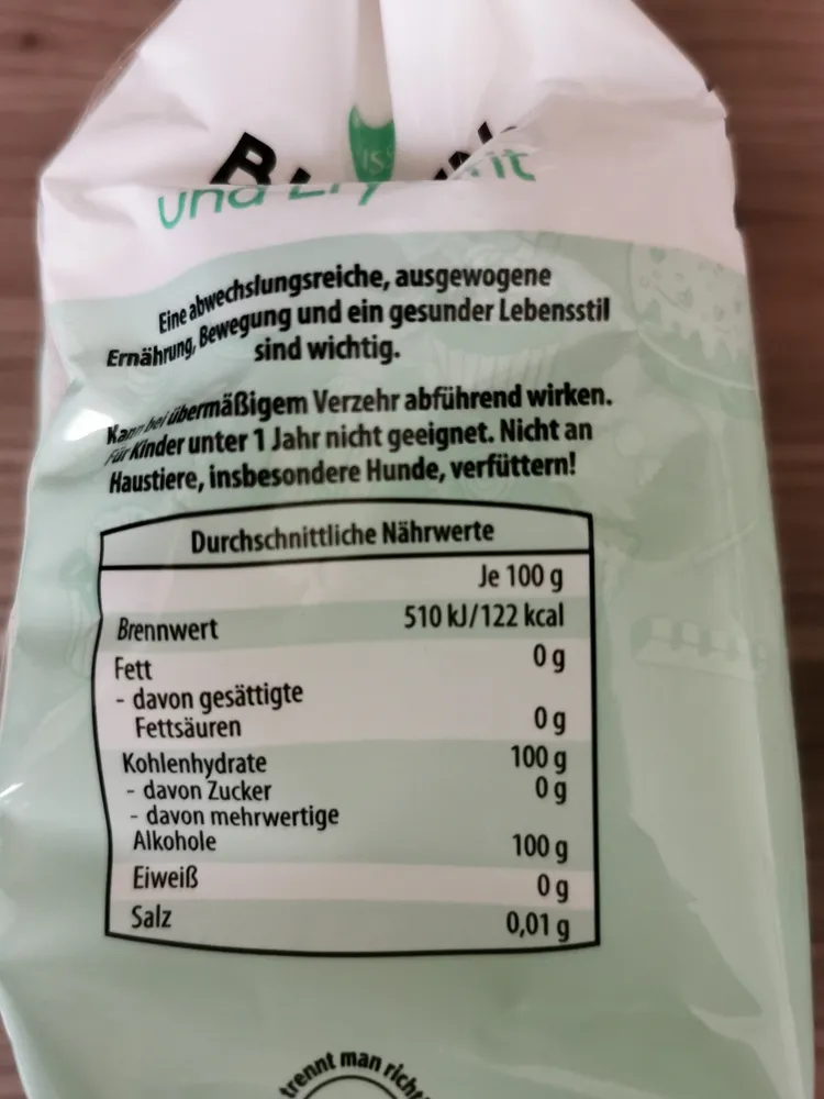 Birken/Erythrit zucker