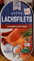 Lachsfilet in Cranberry-Chili-Sauce