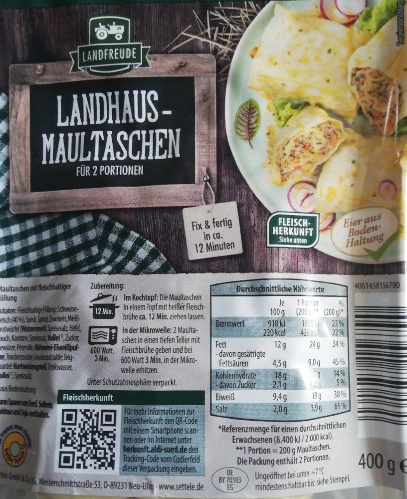 Landhaus Maultaschen