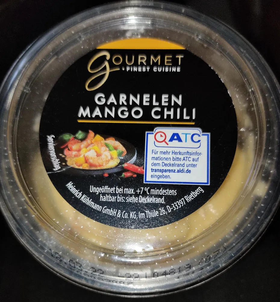 Garnelen - Mango-Chili