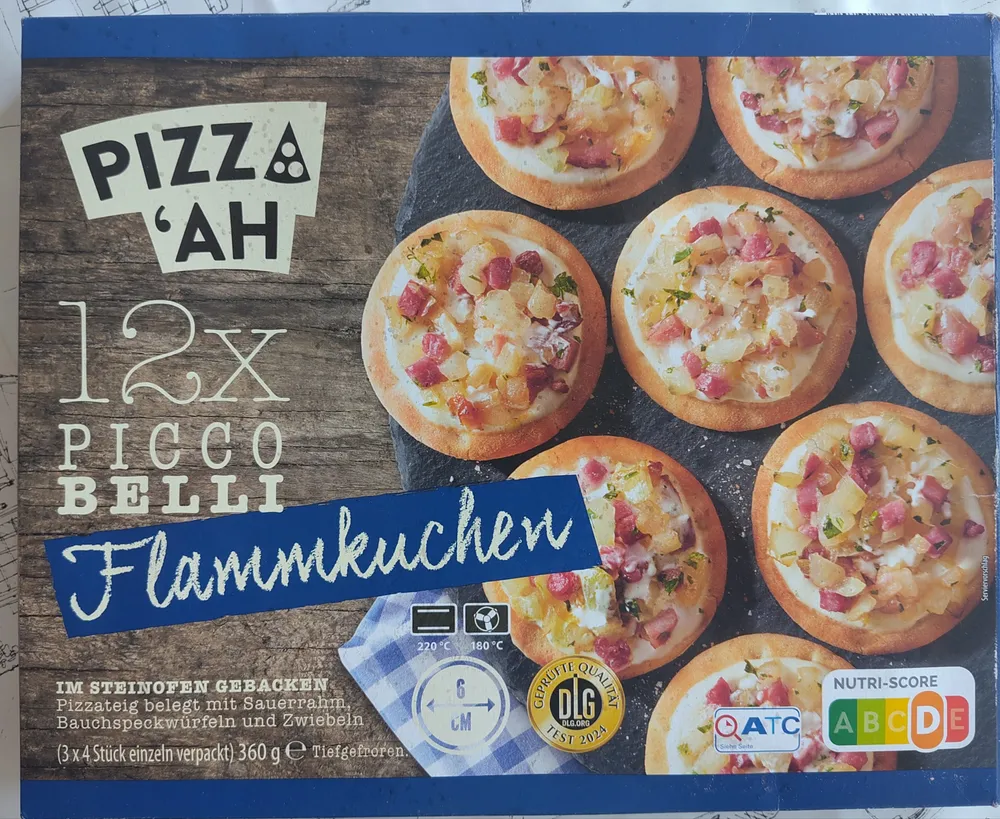 12 x Picco Belli - Flammkuchen