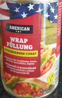 American Wrap Füllung Kichererbsen-Curry