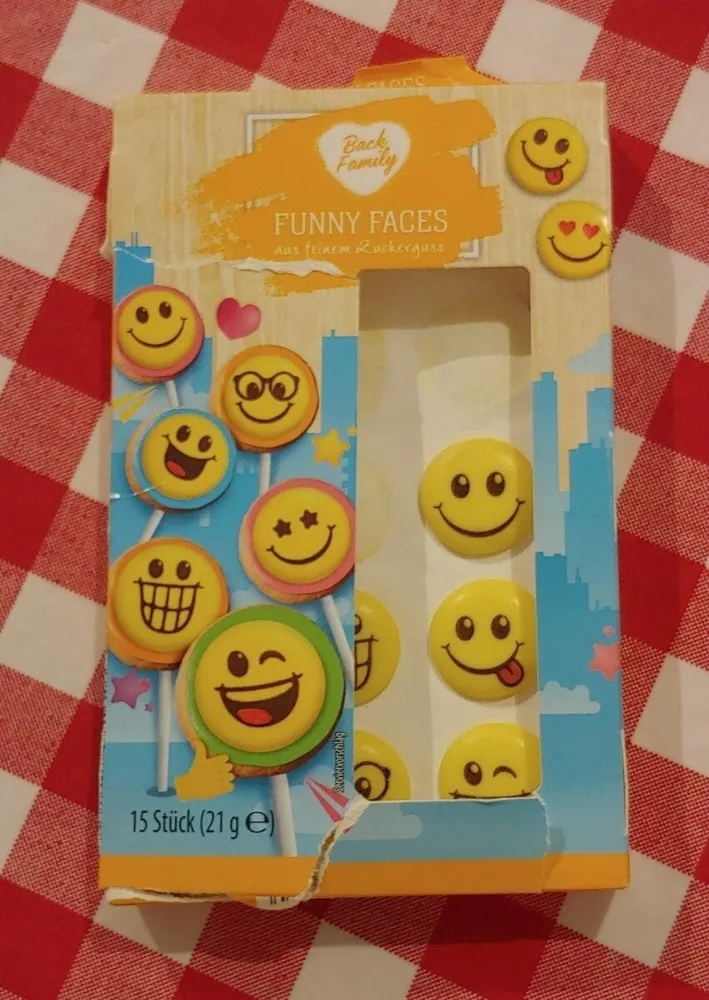 Funny Faces aus feinem Zuckerguss