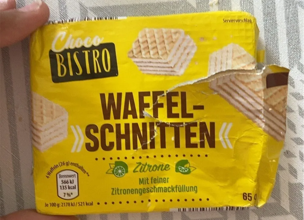Waffel schnitten